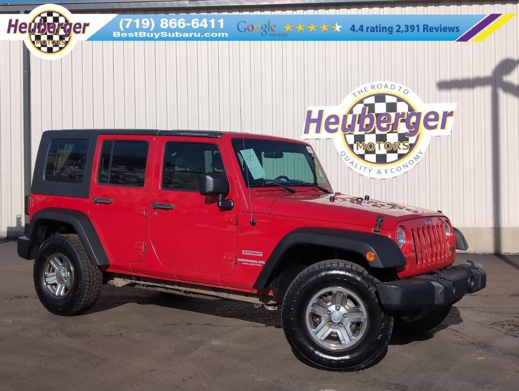 used 2010 Jeep Wrangler Unlimited car, priced at $10,988