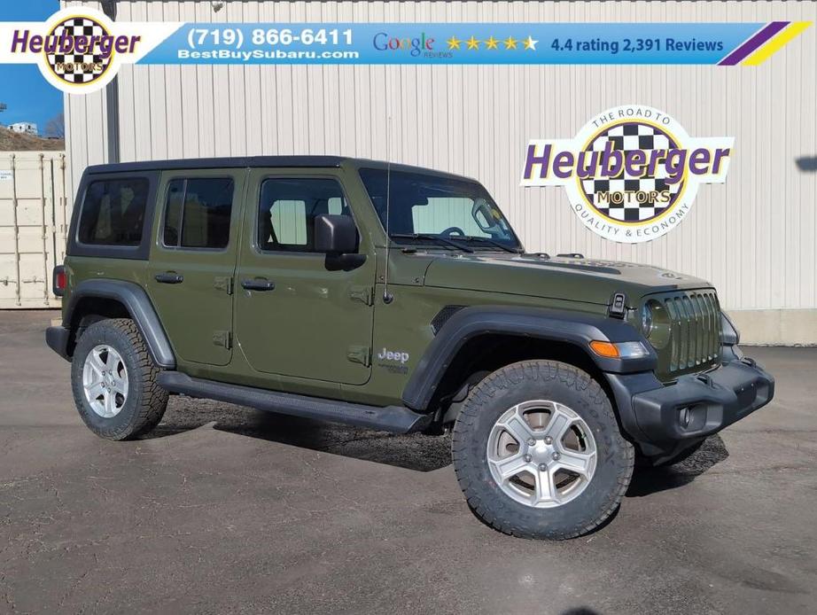 used 2021 Jeep Wrangler Unlimited car, priced at $28,988