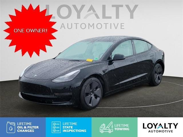 used 2022 Tesla Model 3 car, priced at $26,498