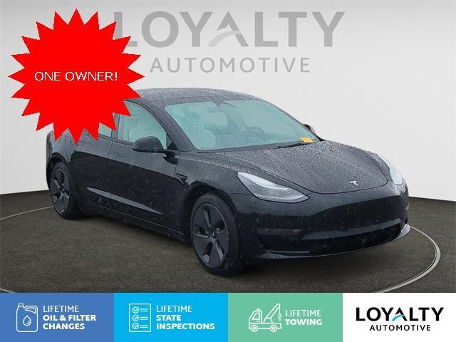 used 2022 Tesla Model 3 car, priced at $25,998