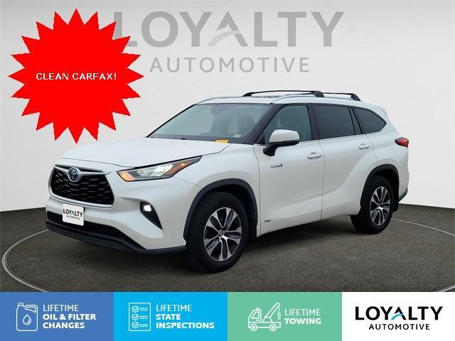 used 2020 Toyota Highlander Hybrid car, priced at $34,998