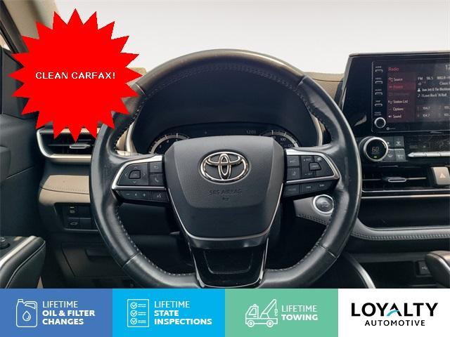 used 2021 Toyota Highlander car, priced at $33,798