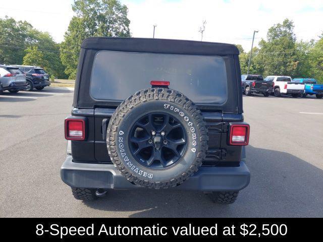 used 2021 Jeep Wrangler car, priced at $22,853