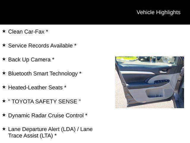 used 2019 Toyota Highlander car, priced at $27,599