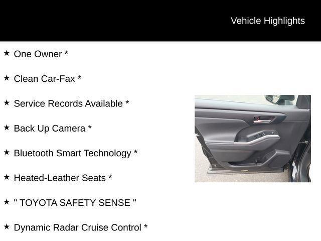 used 2023 Toyota Highlander car, priced at $37,998