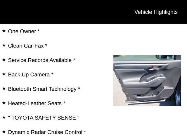 used 2022 Toyota Highlander car, priced at $36,499
