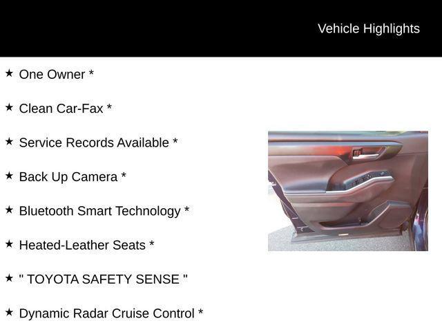used 2023 Toyota Highlander car, priced at $38,953