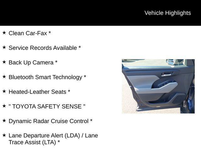 used 2021 Toyota Highlander car, priced at $34,399