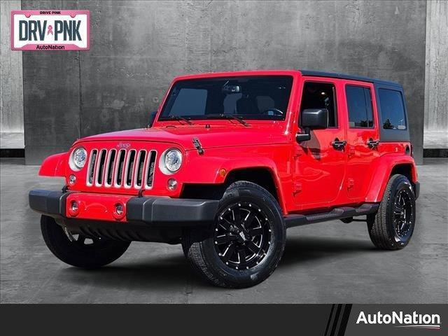 used 2017 Jeep Wrangler Unlimited car, priced at $20,984