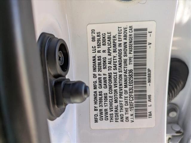 used 2020 Honda Civic car, priced at $18,991