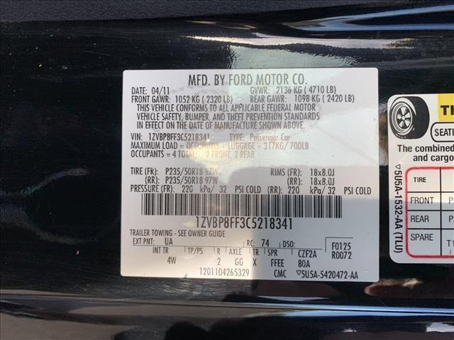 used 2012 Ford Mustang car, priced at $18,283