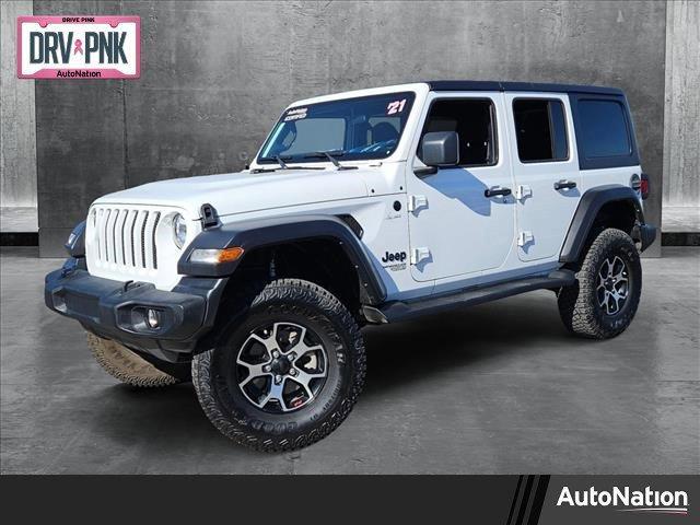 used 2021 Jeep Wrangler Unlimited car, priced at $32,381