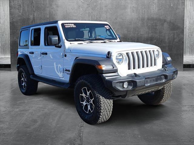 used 2021 Jeep Wrangler Unlimited car, priced at $32,381