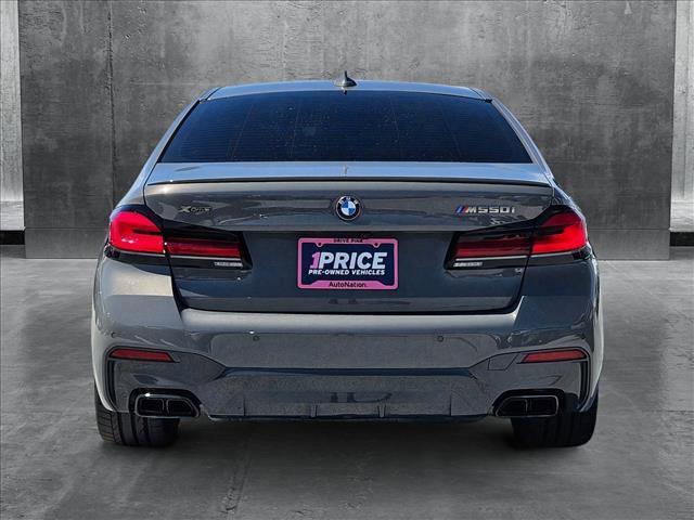 used 2022 BMW M550 car, priced at $49,283