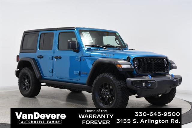 used 2024 Jeep Wrangler 4xe car, priced at $38,995