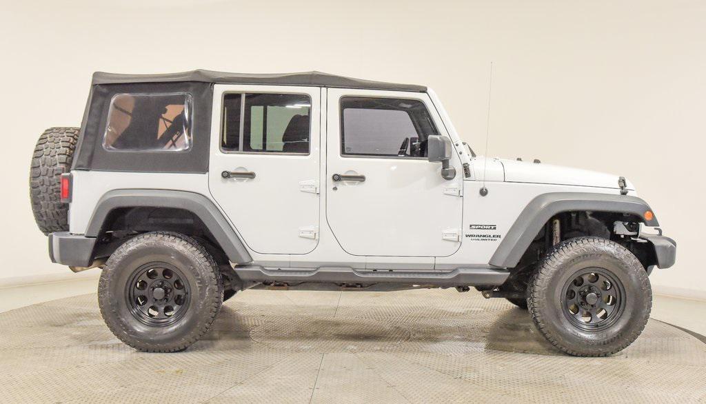 used 2015 Jeep Wrangler Unlimited car, priced at $17,489