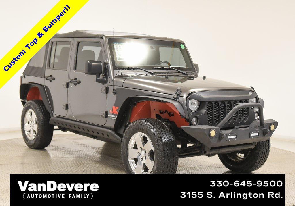 used 2017 Jeep Wrangler Unlimited car, priced at $17,672