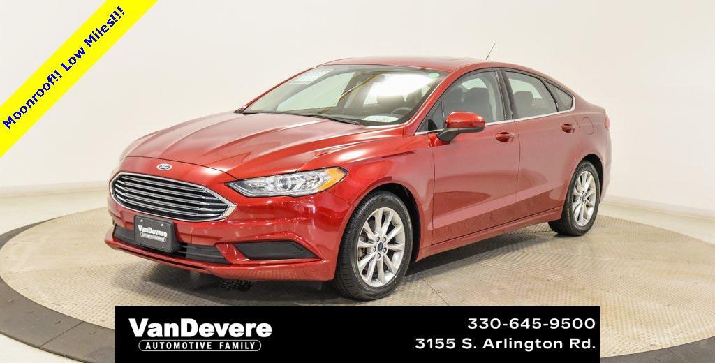 used 2017 Ford Fusion car, priced at $13,989