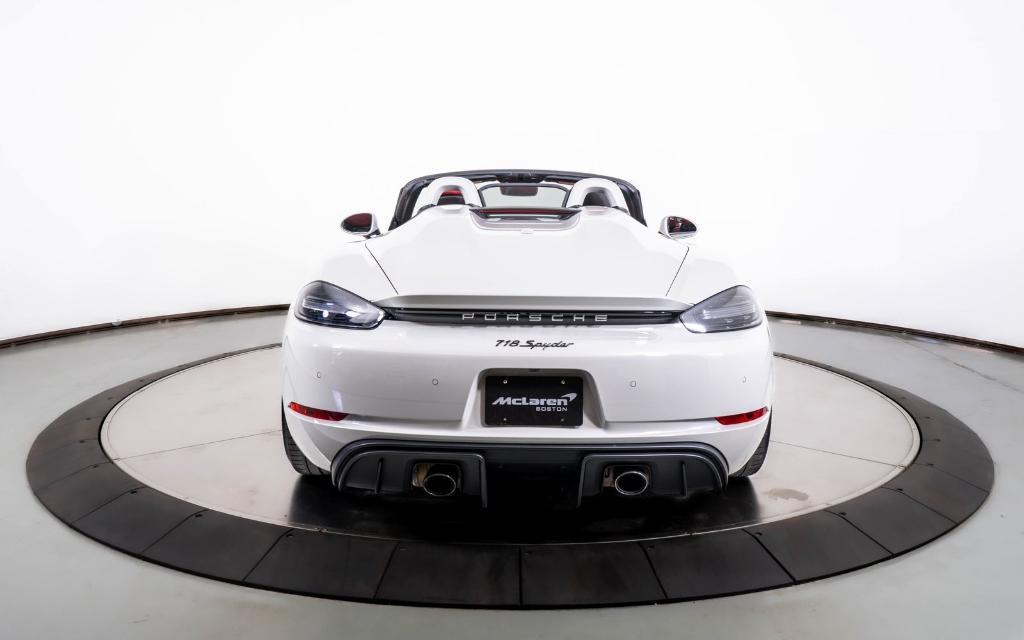 used 2021 Porsche 718 Spyder car, priced at $124,343