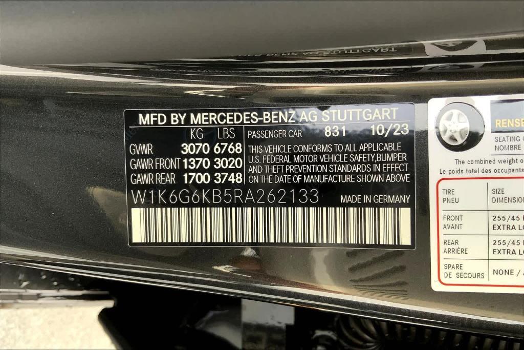 new 2024 Mercedes-Benz S-Class car, priced at $133,215