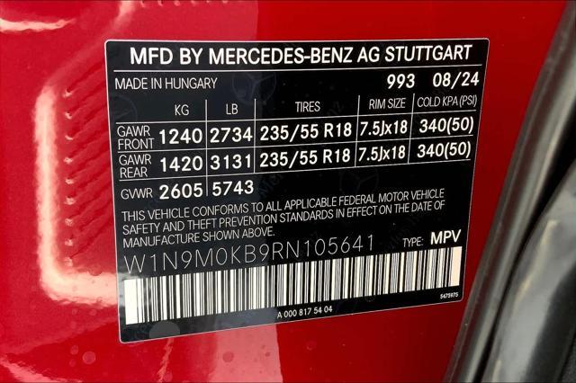 new 2024 Mercedes-Benz EQB 300 car, priced at $62,255