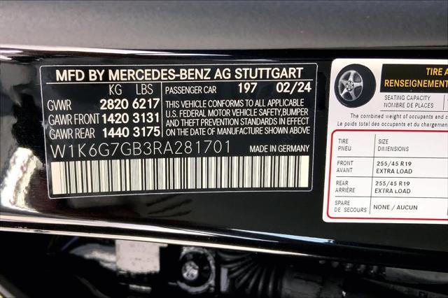 new 2024 Mercedes-Benz S-Class car, priced at $134,960