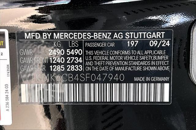 new 2025 Mercedes-Benz AMG CLE 53 car, priced at $88,165