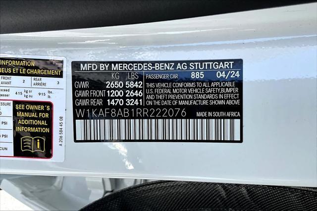 new 2024 Mercedes-Benz AMG C 63 car, priced at $101,520