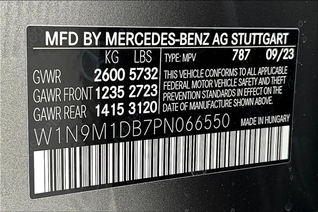 new 2023 Mercedes-Benz EQB 350 car, priced at $69,090