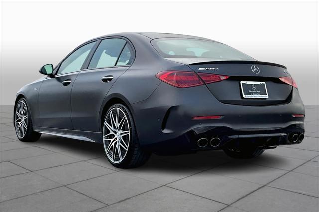 new 2025 Mercedes-Benz AMG C 43 car, priced at $75,945