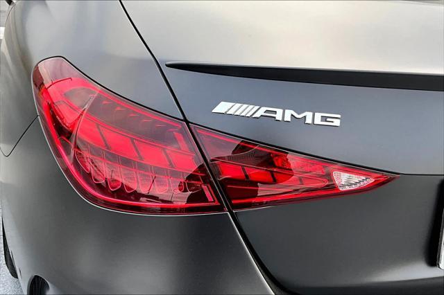 new 2025 Mercedes-Benz AMG C 43 car, priced at $75,945