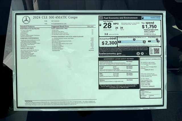 new 2024 Mercedes-Benz CLE 300 car, priced at $59,230