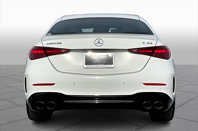 new 2025 Mercedes-Benz AMG C 43 car, priced at $73,445