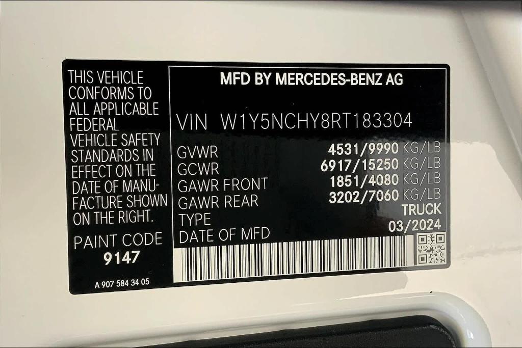 new 2024 Mercedes-Benz Sprinter 3500 car, priced at $69,782