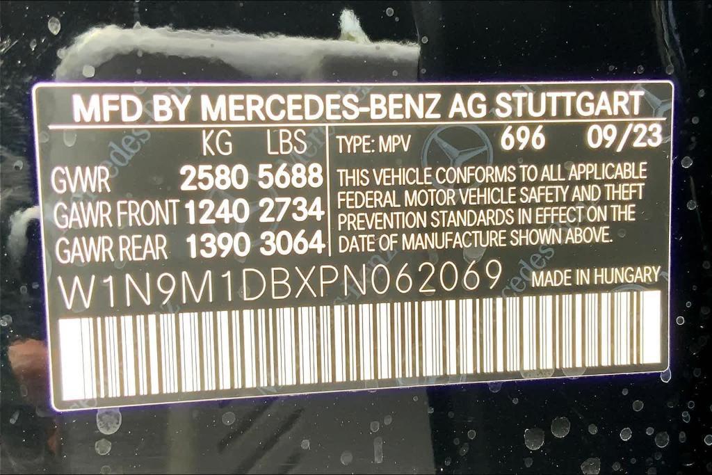new 2023 Mercedes-Benz EQB 350 car, priced at $68,750