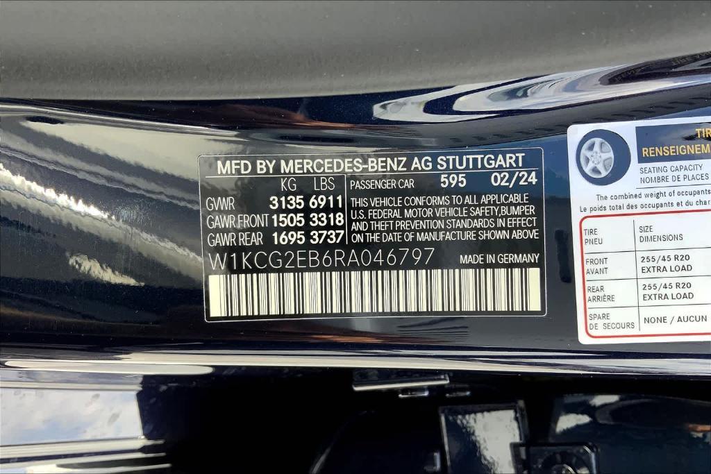 new 2024 Mercedes-Benz EQS 450 car, priced at $111,945