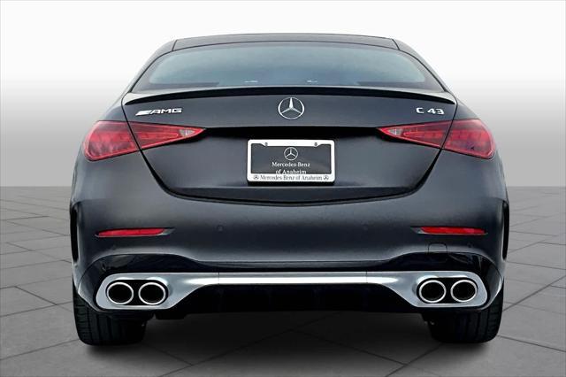 new 2025 Mercedes-Benz AMG C 43 car, priced at $75,285