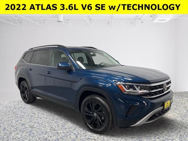 used 2022 Volkswagen Atlas car, priced at $26,105