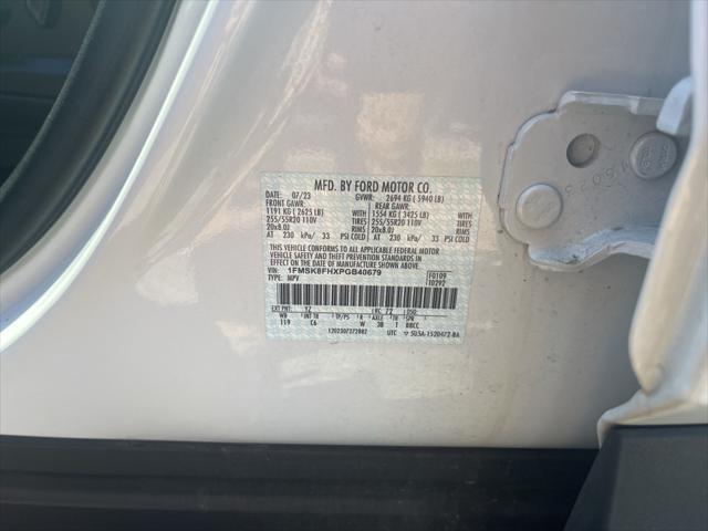 used 2023 Ford Explorer car, priced at $33,907