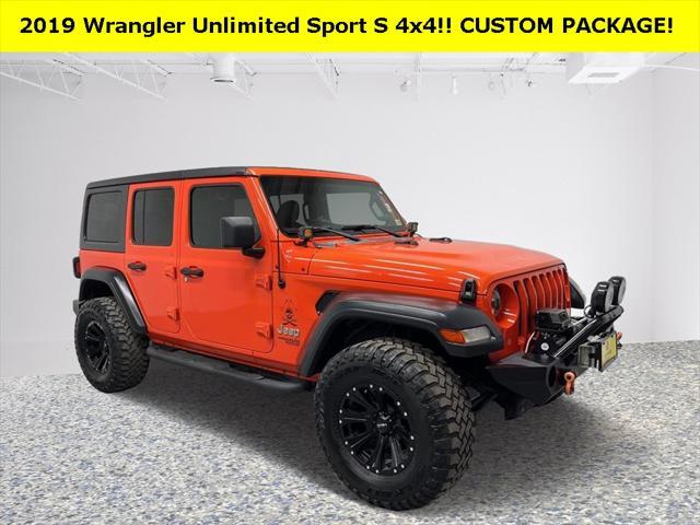 used 2019 Jeep Wrangler Unlimited car, priced at $26,480