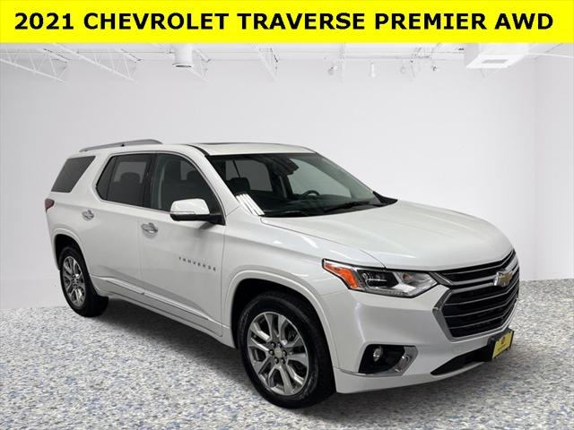 used 2021 Chevrolet Traverse car, priced at $28,555