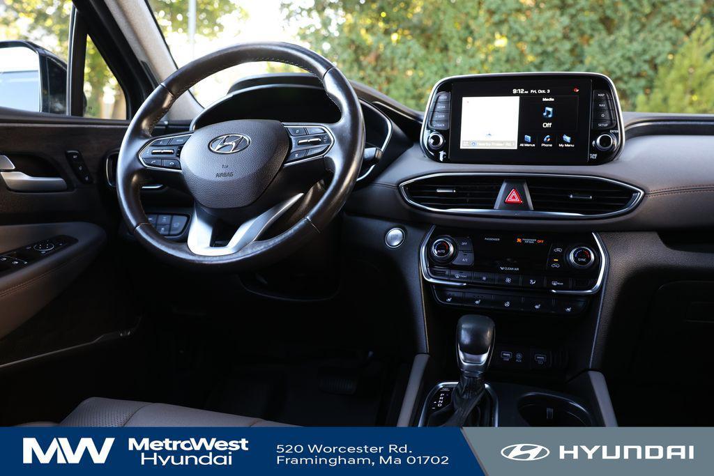 used 2019 Hyundai Santa Fe car, priced at $17,498