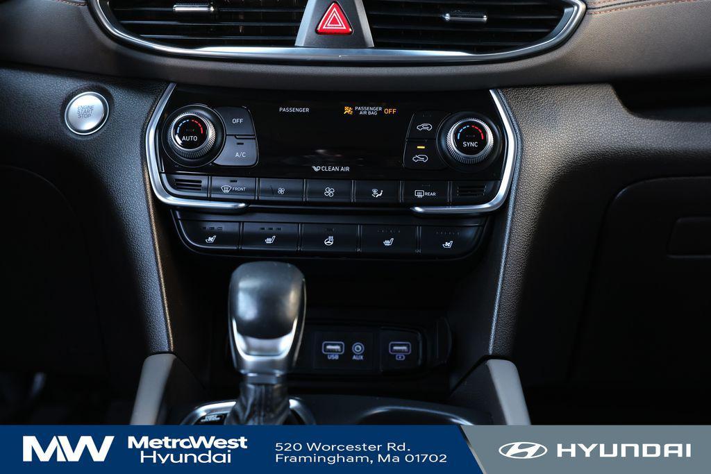 used 2019 Hyundai Santa Fe car, priced at $17,498
