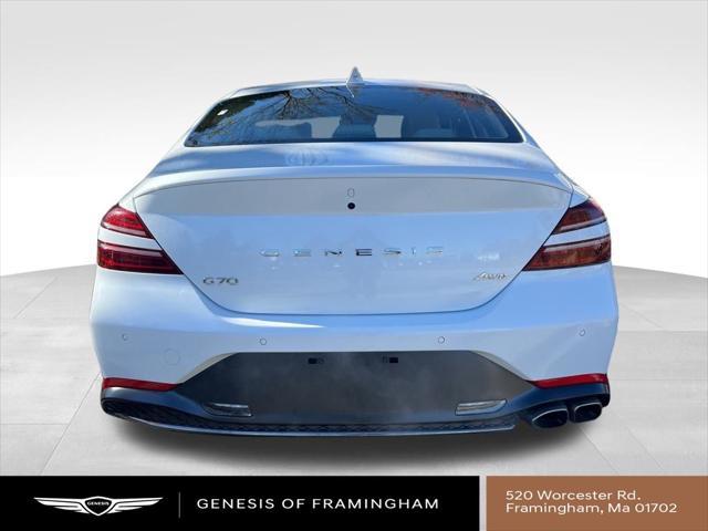 used 2023 Genesis G70 car, priced at $33,487