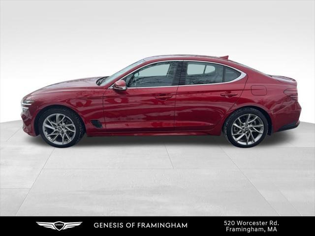 used 2022 Genesis G70 car, priced at $27,500