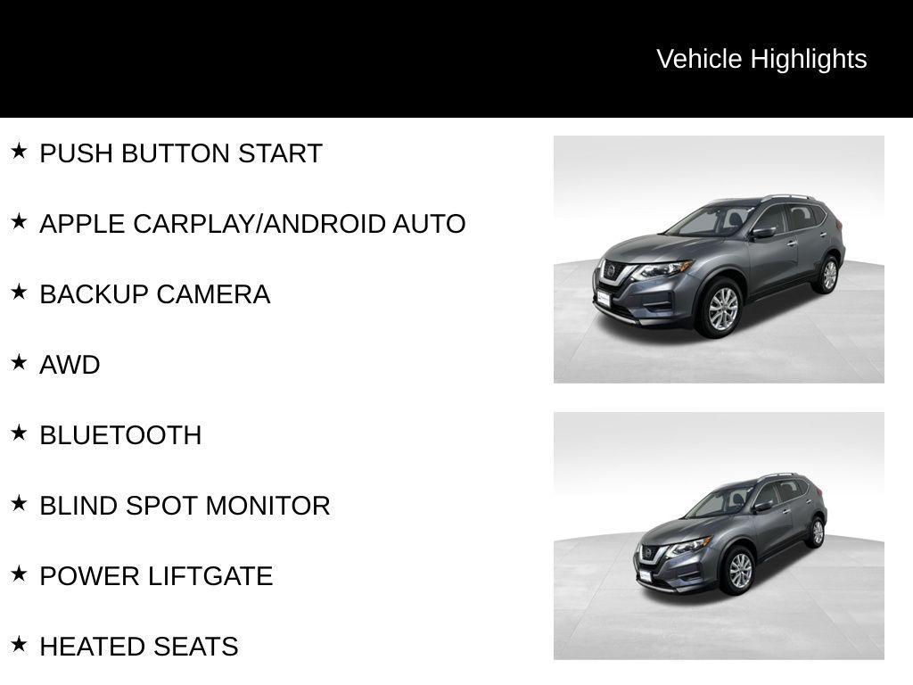 used 2020 Nissan Rogue car, priced at $17,526