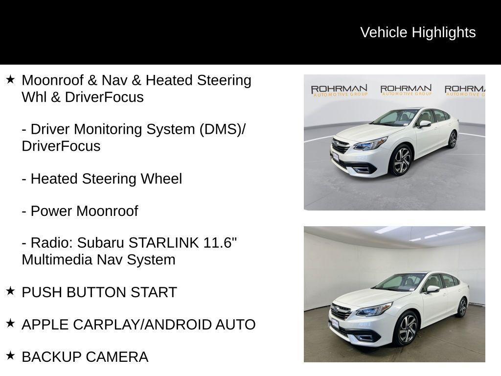 used 2021 Subaru Legacy car, priced at $17,995