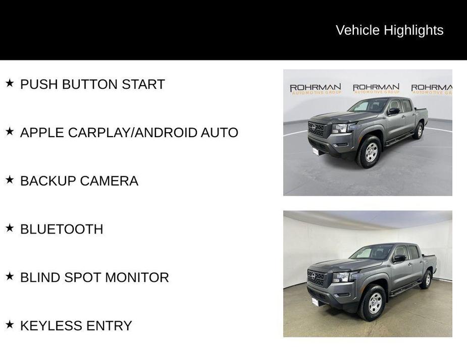 used 2022 Nissan Frontier car, priced at $25,926