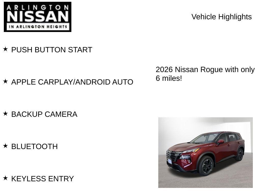 new 2026 Nissan Rogue car, priced at $29,160