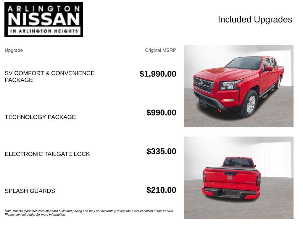 used 2022 Nissan Frontier car, priced at $30,995